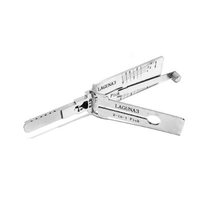 New Original Lishi LAGUNA3 2-in-1 Decoder and Pick for Samsung Renault Laguna 3 [Profile: LAGUNA3/AKK181, Renault Key Card Blades (1 track internal)] | Emirates Keys